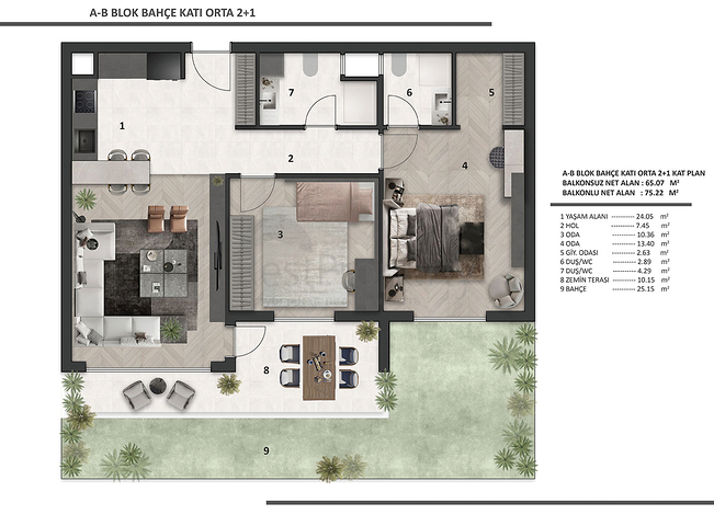 Investment project in the Altyntas - Antalya area 