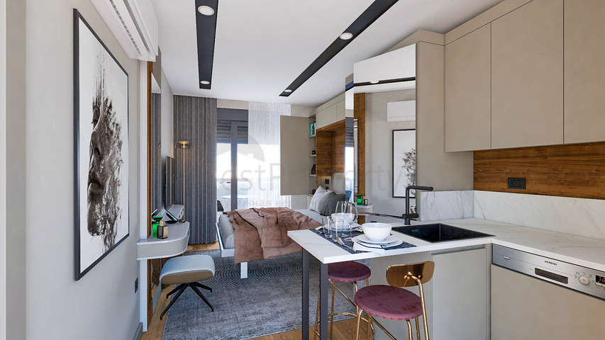 Investment project in Altynova - Antalya microdistrict 