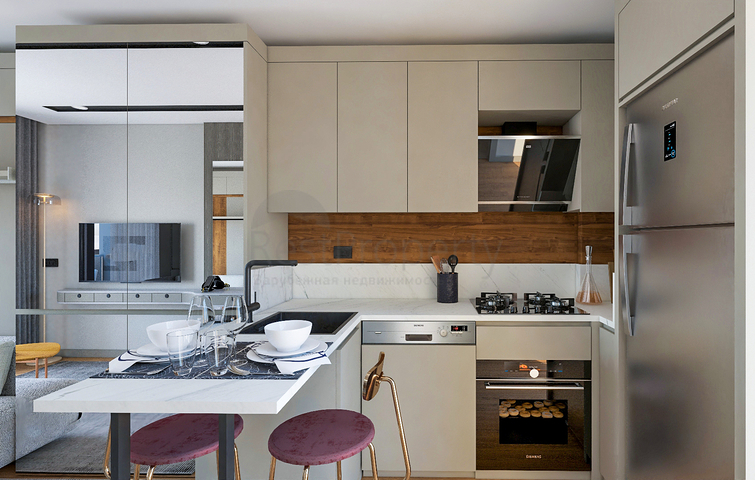 Investment project in Altynova - Antalya microdistrict 