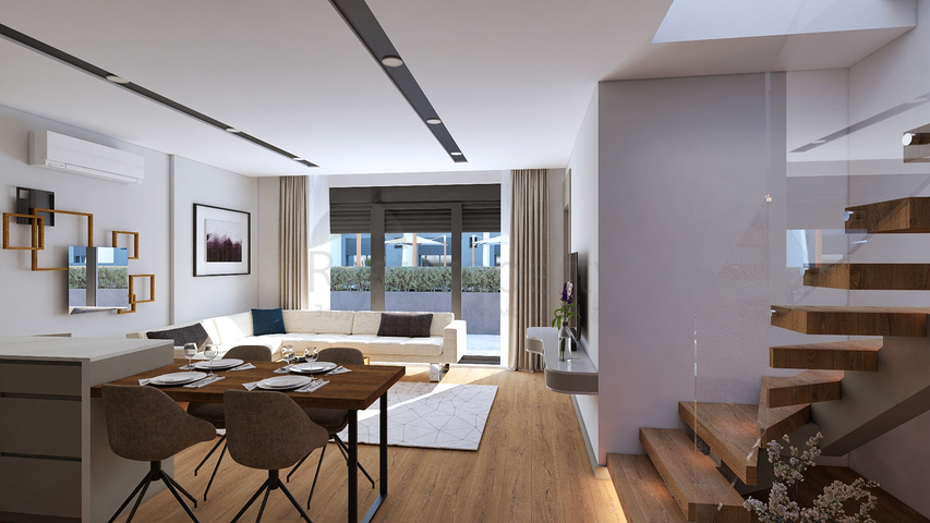 Investment project in Altynova - Antalya microdistrict 