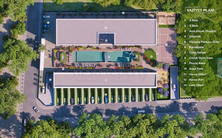 Investment project in Altynova - Antalya microdistrict 