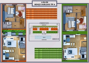 Investment project in Altynova - Antalya microdistrict 