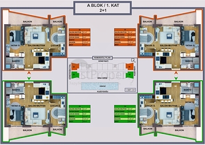 Investment project in Altynova - Antalya microdistrict 