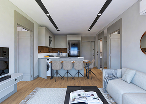 Investment project in Altynova - Antalya microdistrict 