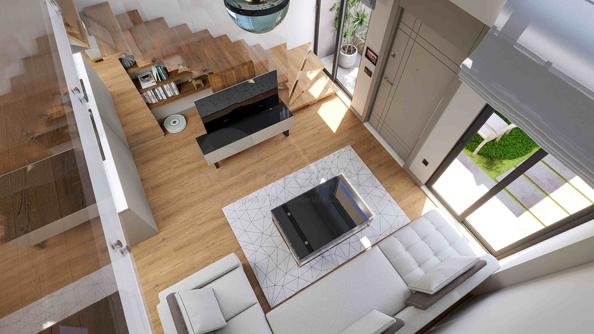 Investment project of a villa in a residential complex, Altynova - Antalya microdistrict 