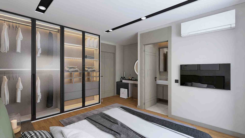 Investment project of a villa in a residential complex, Altynova - Antalya microdistrict 