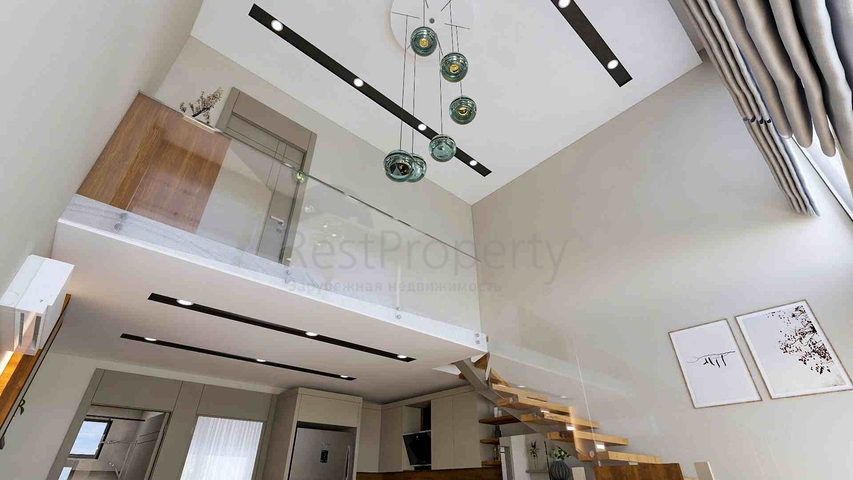 Investment project of a villa in a residential complex, Altynova - Antalya microdistrict 