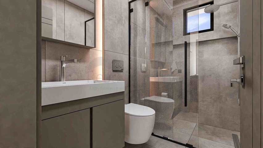 Investment project of a villa in a residential complex, Altynova - Antalya microdistrict 