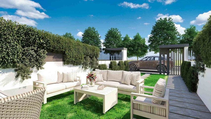 Investment project of a villa in a residential complex, Altynova - Antalya microdistrict 