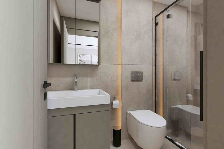 Investment project of a villa in a residential complex, Altynova - Antalya microdistrict 