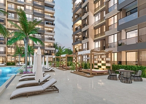 1+1 apartment in Altyntas - Antalya area 