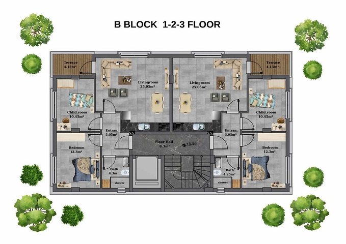 Investment project in the area of Doshemealti - Antalya 