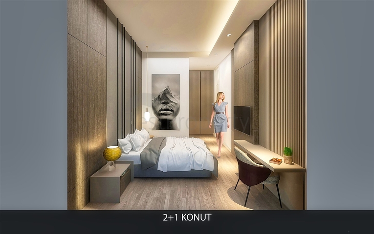 2+1 apartment in Altyntas - Antalya area 