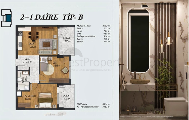  Investment project in the Altyntas - Antalya area 