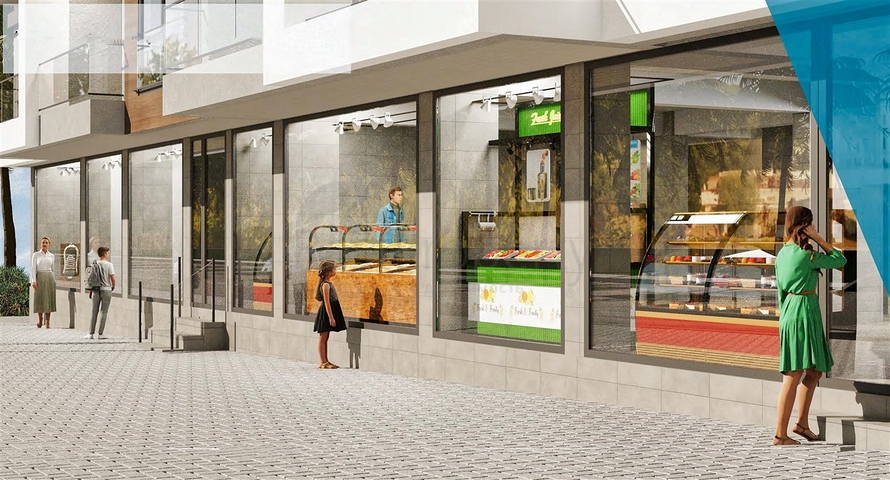 Commercial premises in the Altyntas - Antalya area 