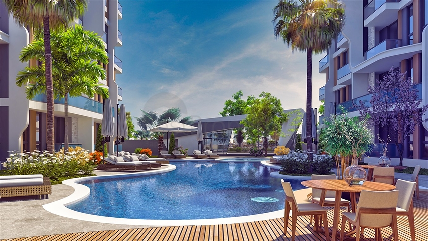 1+1 apartment in Altyntas - Antalya area 