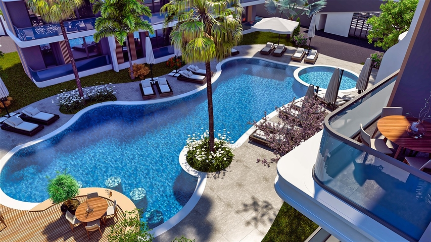 1+1 apartment in Altyntas - Antalya area 