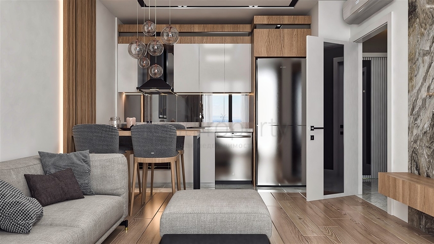 1+1 apartment in Altyntas - Antalya area 