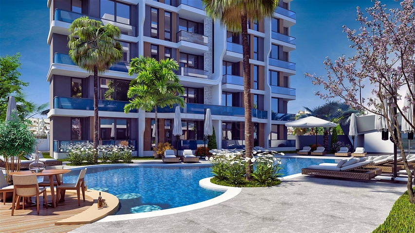1+1 apartment in Altyntas - Antalya area 