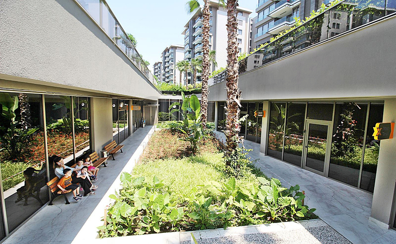 A 3+1 apartment in the Siteler Antalya neighborhood 