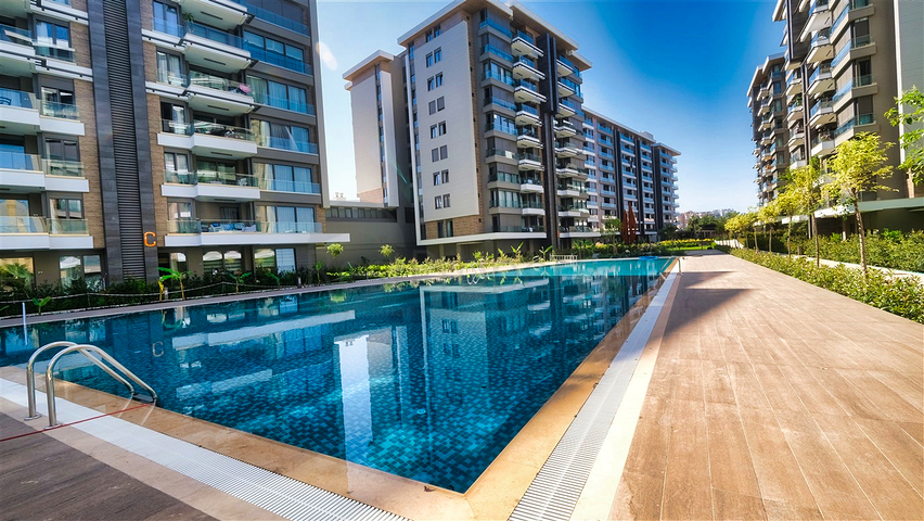 A 3+1 apartment in the Siteler Antalya neighborhood 