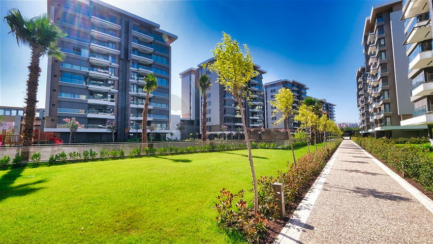 A 3+1 apartment in the Siteler Antalya neighborhood 