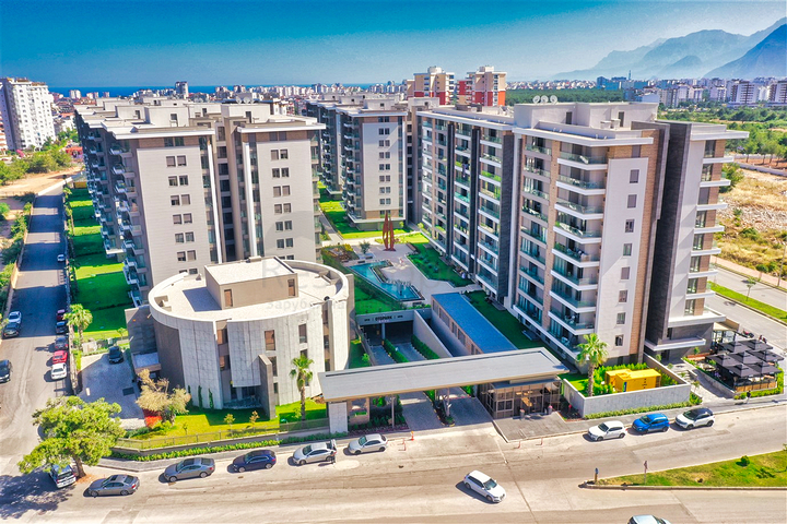 A 3+1 apartment in the Siteler Antalya neighborhood 