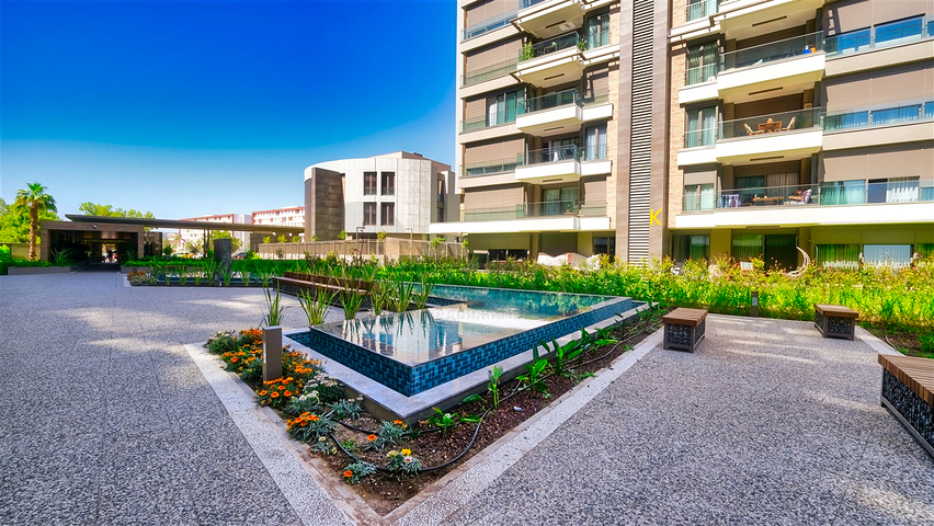 A 3+1 apartment in the Siteler Antalya neighborhood 