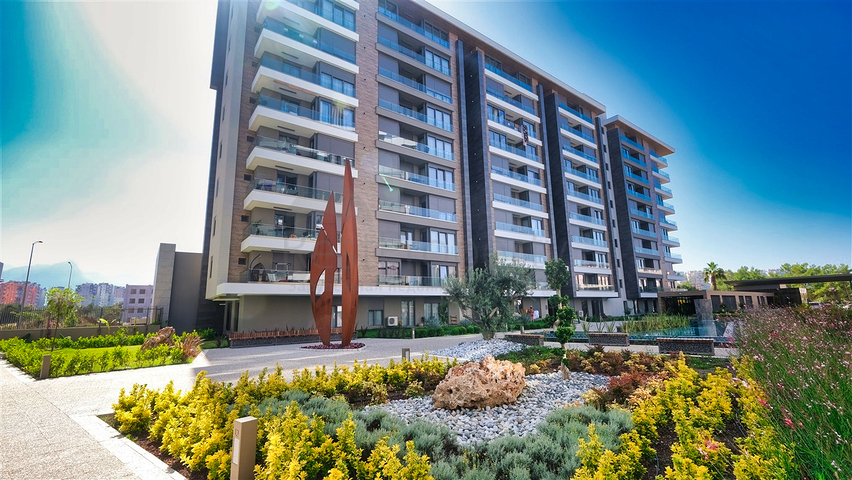 A 3+1 apartment in the Siteler Antalya neighborhood 
