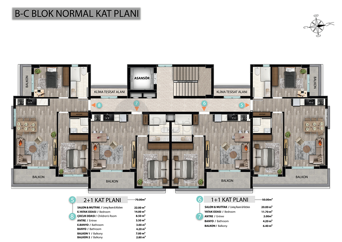 Investment project in Sarysu - Antalya microdistrict 