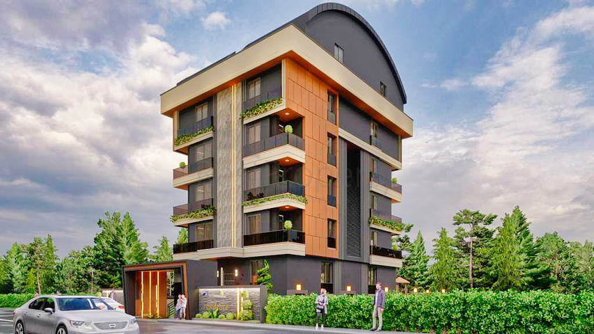 A 2+1 apartment in Altinkum - Antalya neighborhood 