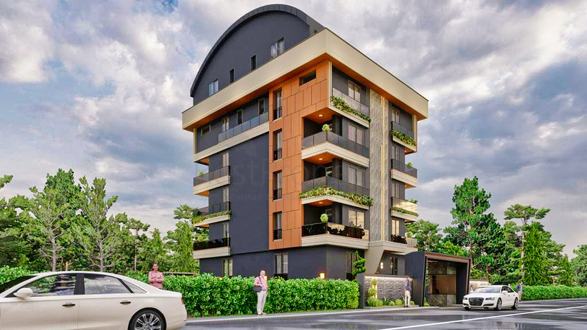 A 2+1 apartment in Altinkum - Antalya neighborhood 