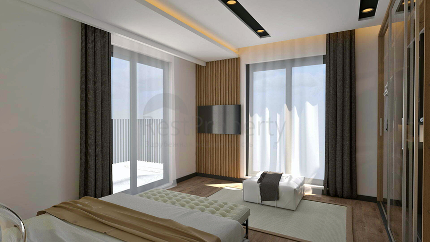 A 2+1 apartment in Altinkum - Antalya neighborhood 