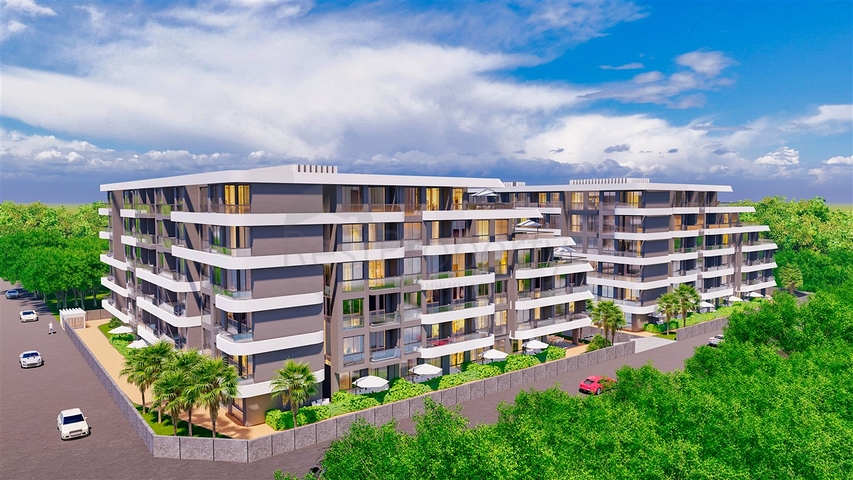 1+1 apartment in Altyntas - Antalya neighborhood 