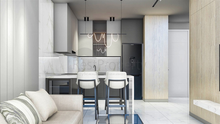 1+1 apartment in Altyntas - Antalya neighborhood 