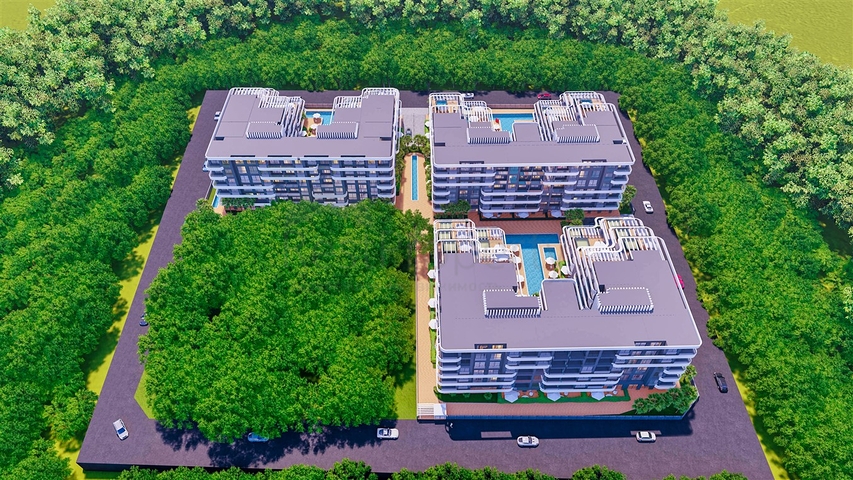 1+1 apartment in Altyntas - Antalya neighborhood 