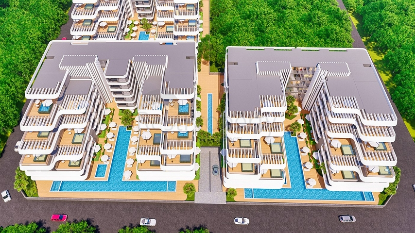 1+1 apartment in Altyntas - Antalya neighborhood 