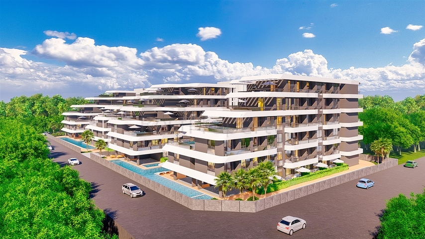 1+1 apartment in Altyntas - Antalya neighborhood 