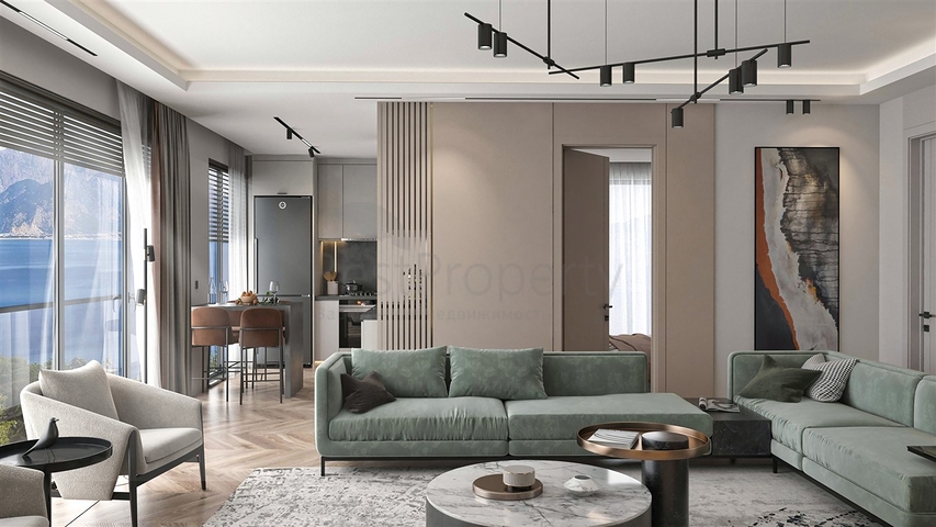 An investment project in the Guzeloba - Antalya microdistrict 