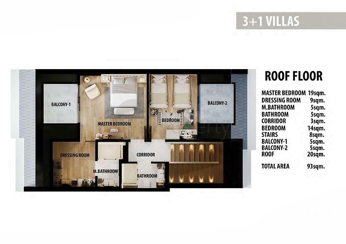 3+1 and 4+1 villas in Side Antalya area 3+1 and 4+1 villas in Side Antalya area