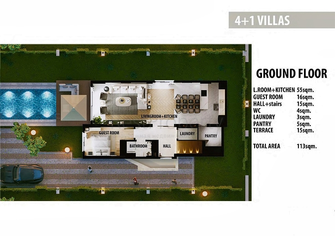 3+1 and 4+1 villas in Side Antalya area 3+1 and 4+1 villas in Side Antalya area