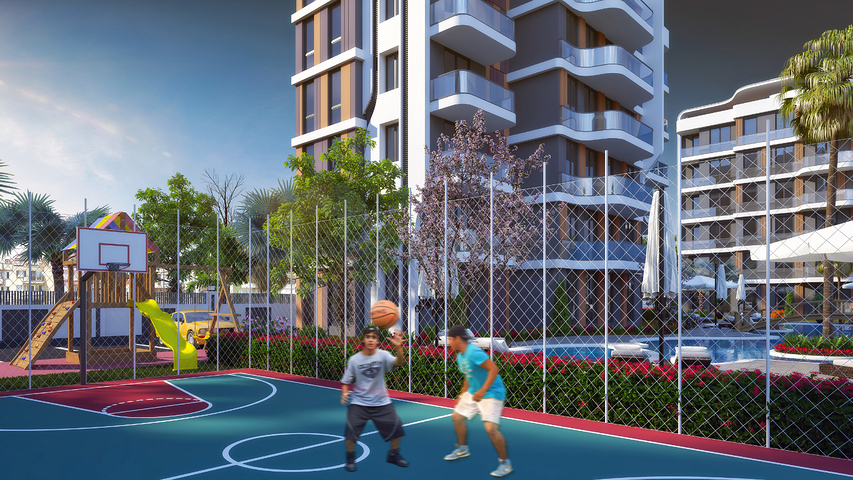 1+1 apartment in Altyntas - Antalya area 