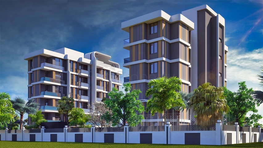 1+1 apartment in Altyntas - Antalya area 