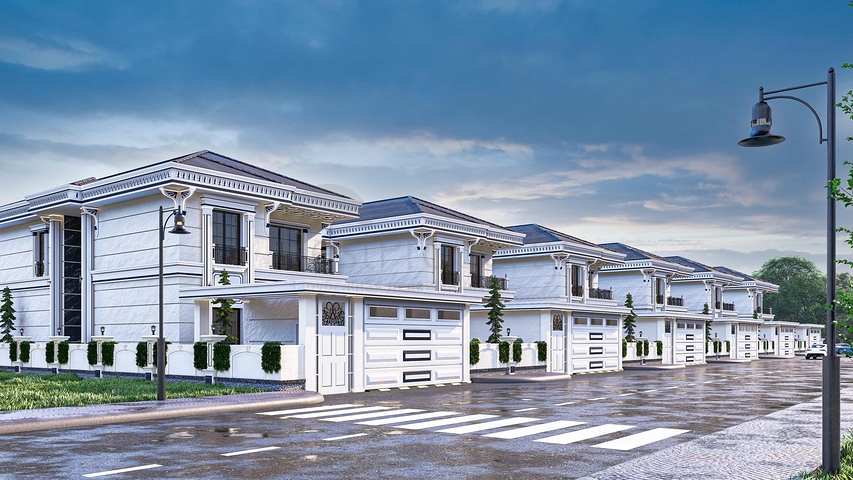 5+1 villa in Doshemealti - Antalya area 