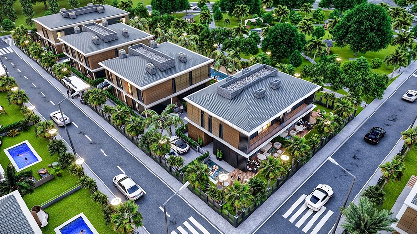 Villa investment project in Ermenek Antalya neighborhood 