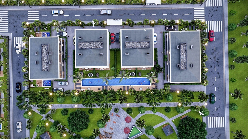 Villa investment project in Ermenek Antalya neighborhood 