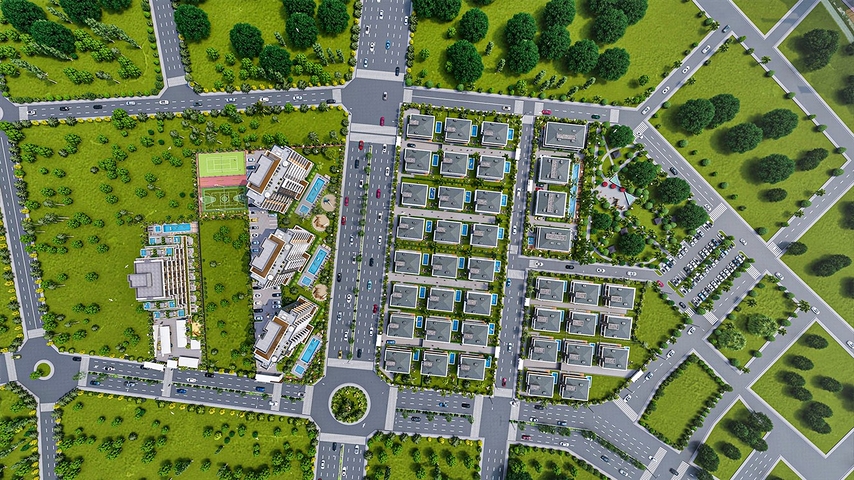 Villa investment project in Ermenek Antalya neighborhood 