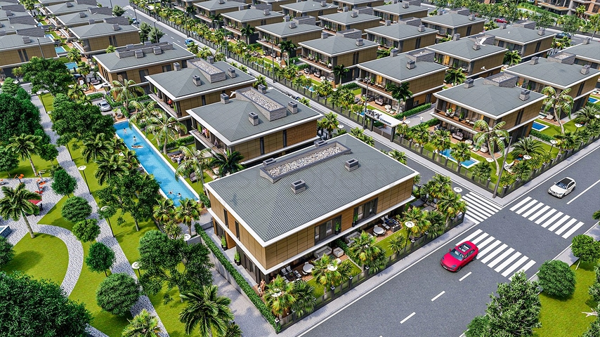 Villa investment project in Ermenek Antalya neighborhood 