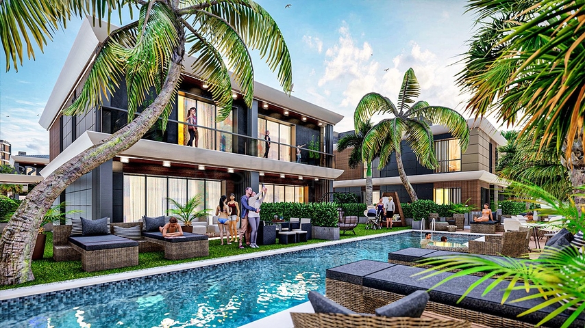 Villa investment project in Ermenek Antalya neighborhood 