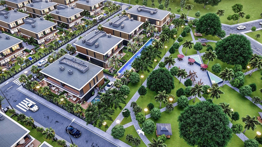 Villa investment project in Ermenek Antalya neighborhood 